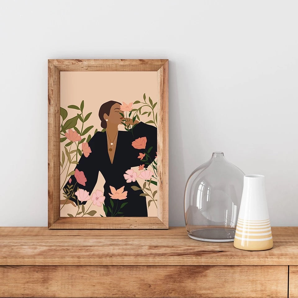 Framed Canvas Print - In Bloom