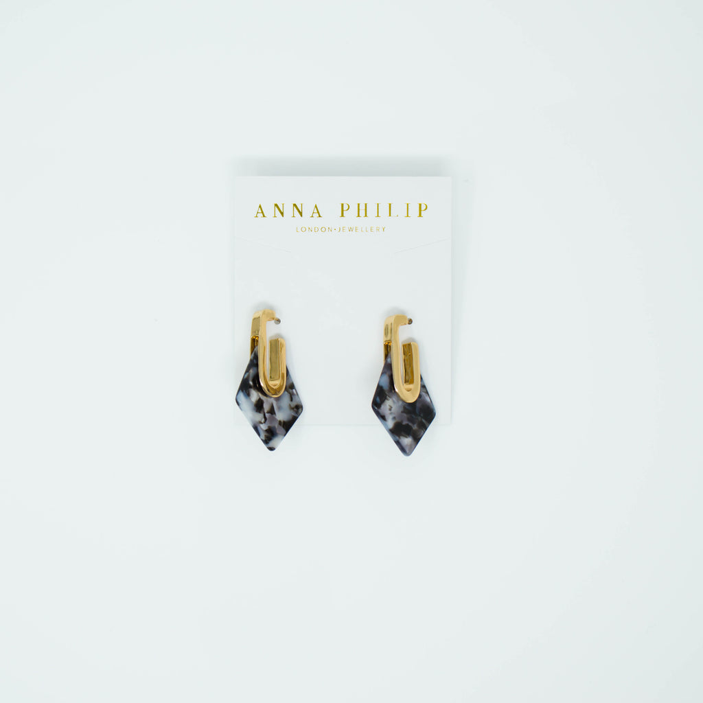 MAYA EARRINGS (BLACK) - Anna Philip