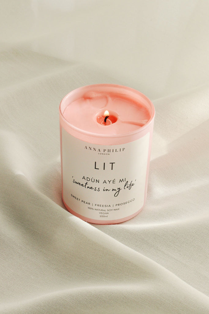 LIT CANDLE