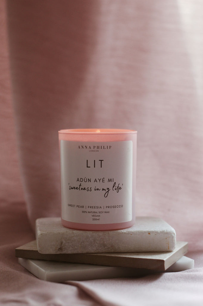 LIT CANDLE